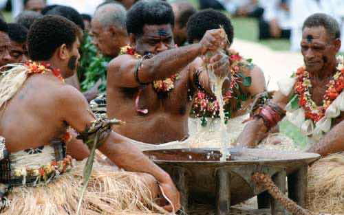 Fiji kava ceremony  La Dolce Vita Holiday Villas Savusavu Fiji