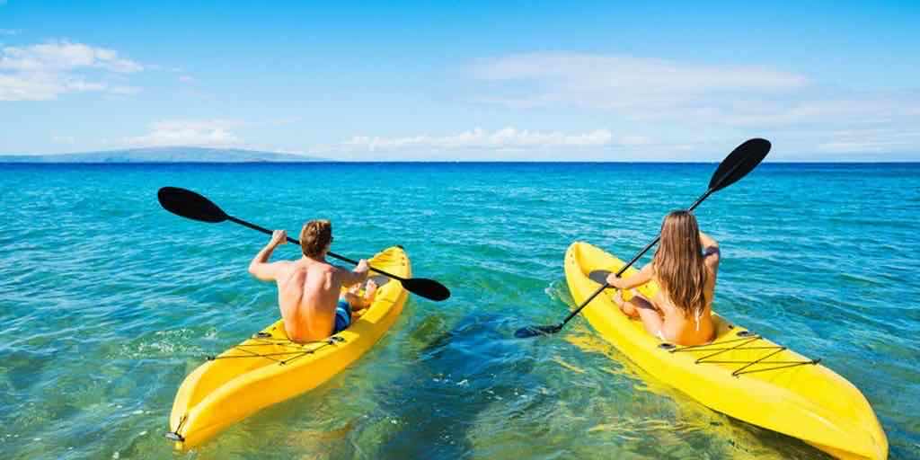 Kayaking at La Dolce Vita Holiday Villas Savusavu Fiji