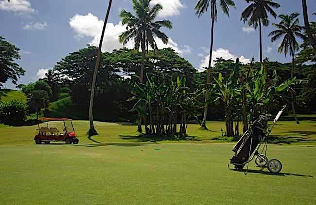 Golf at La Dolce Vita Holiday Villas Savusavu Fiji
